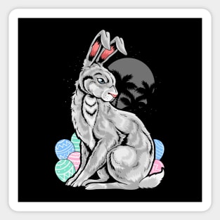 Edgy Easter Bunny Sticker